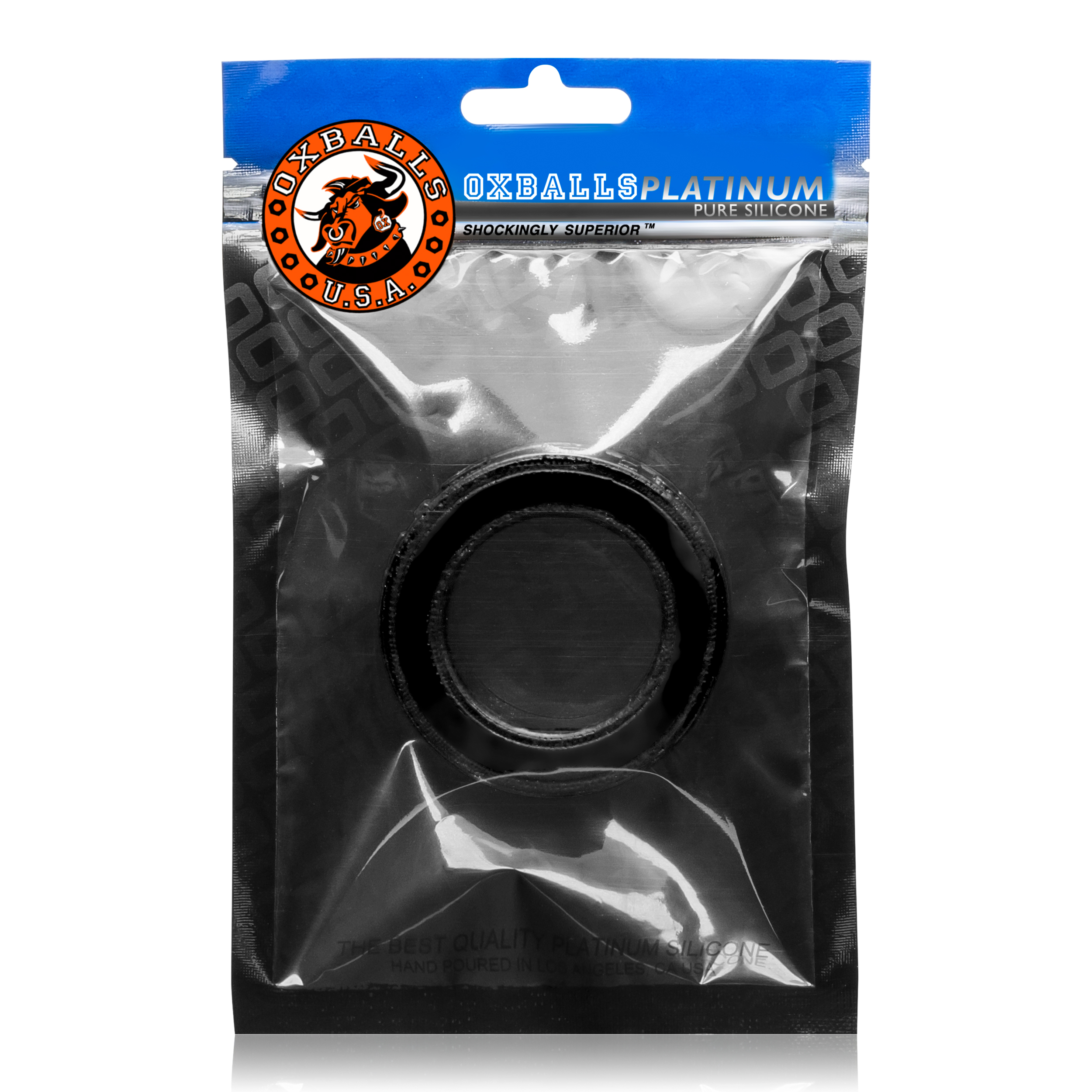 Pig Ring Cockring Black - Image 2