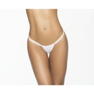 Y Back Thong White | Small/Medium