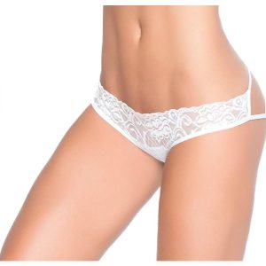 Caged Lace Pantie White | Small