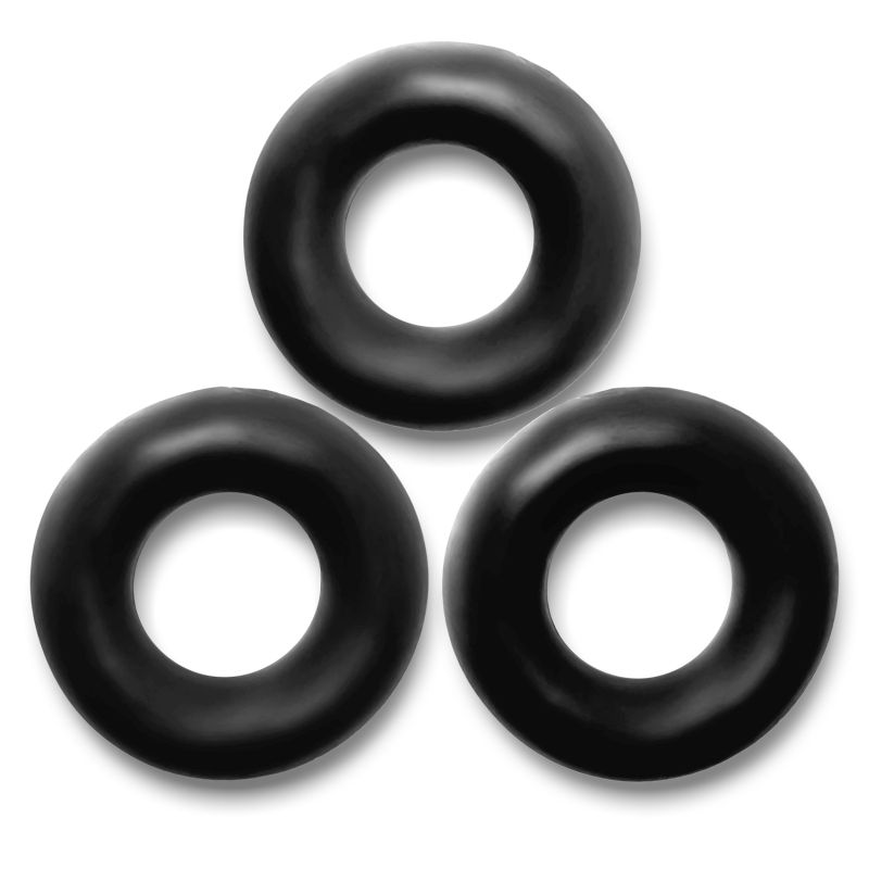 Fat Willy 3 Pc Jumbo Cockrings Black | One Size - Image 4