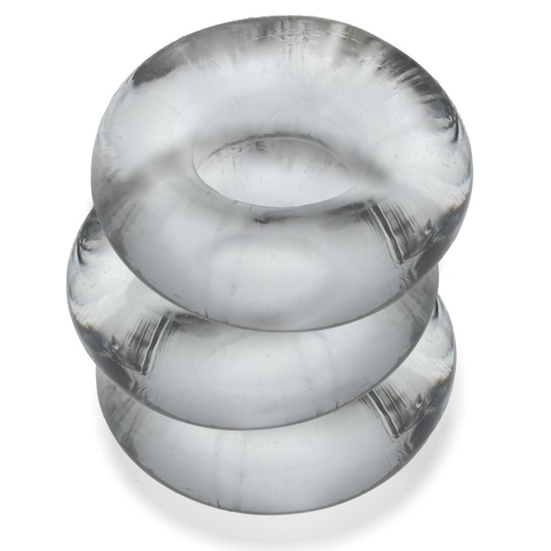 Fat Willy 3 Pc Jumbo Cockrings Clear | One Size - Image 3
