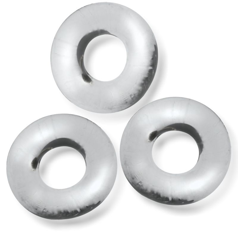Fat Willy 3 Pc Jumbo Cockrings Clear | One Size - Image 5