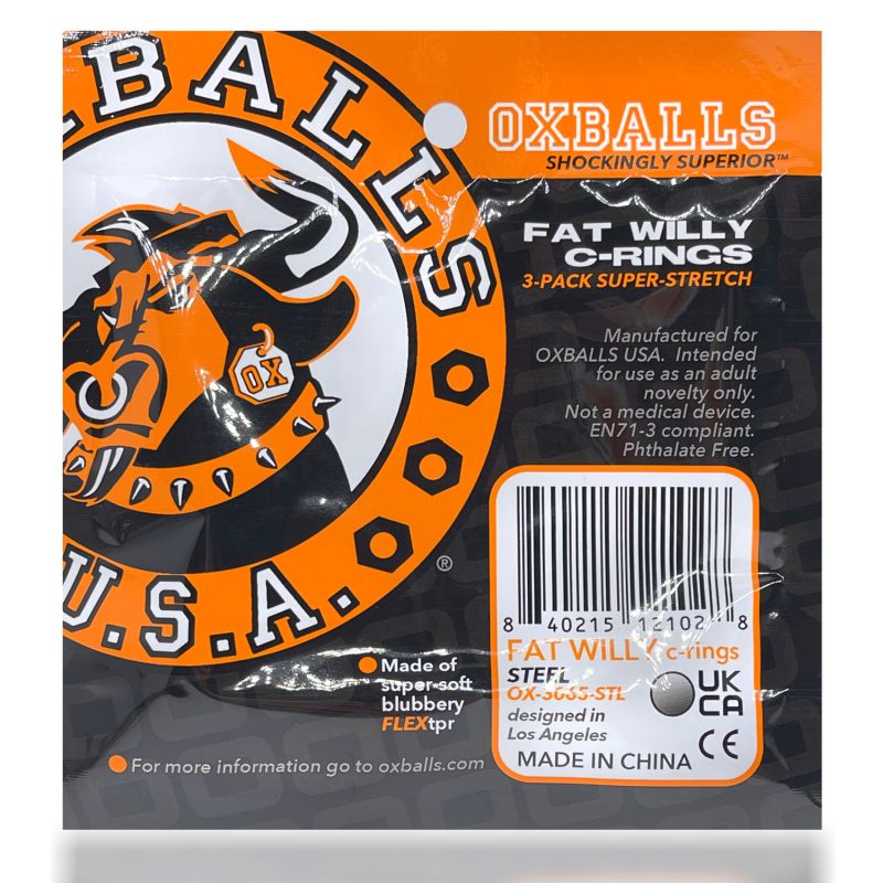 Fat Willy 3 Pc Jumbo Cockrings Orange | One Size - Image 5