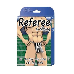 Referee Novelty G-String Black | One Size