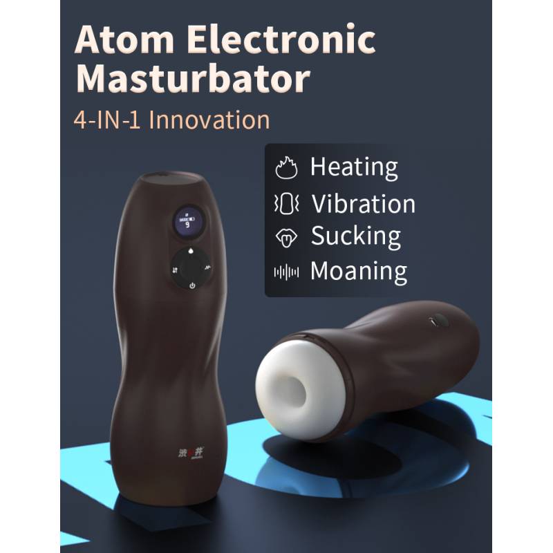Atom Auto Thrusting, Heating, Vibrating Masturbator - Image 2