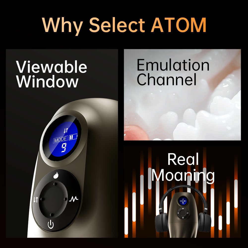 Atom Auto Thrusting, Heating, Vibrating Masturbator - Image 5