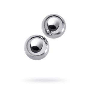 Silver Metal 2 Pc Vaginal Balls 25mm