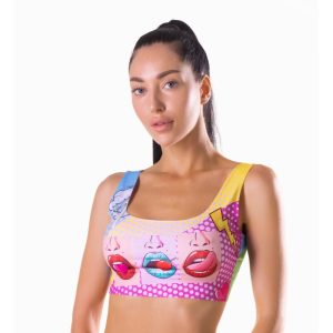 Comics Hot Crop Top - Medium