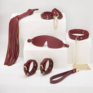 8 Pc Deluxe Bondage Play Kit