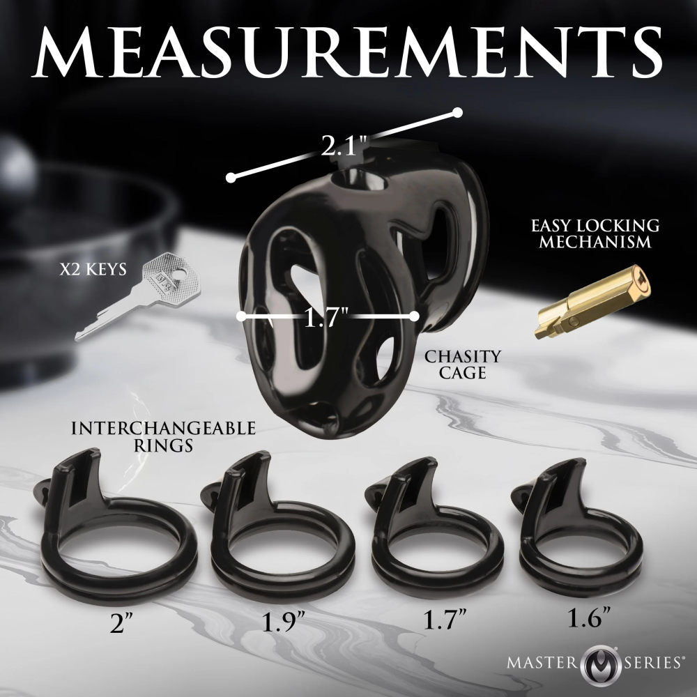 Hard Stop Double Ring Chastit - Image 4