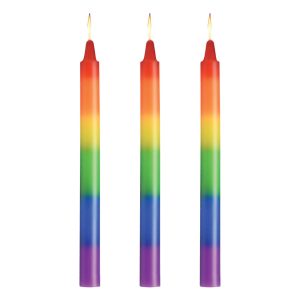 Pride Candles Rainbow Drip Ca