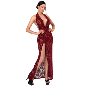 Masquerade Lace Gown Dress Bu