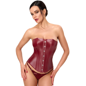 Bordeaux Affair Boned Corset
